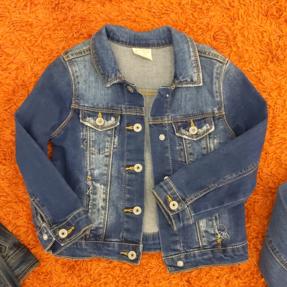 Zara denim girls jacket